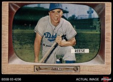 1955 Bowman #37 Harold  Pee Wee  Reese Dodgers HOF 3 - VG