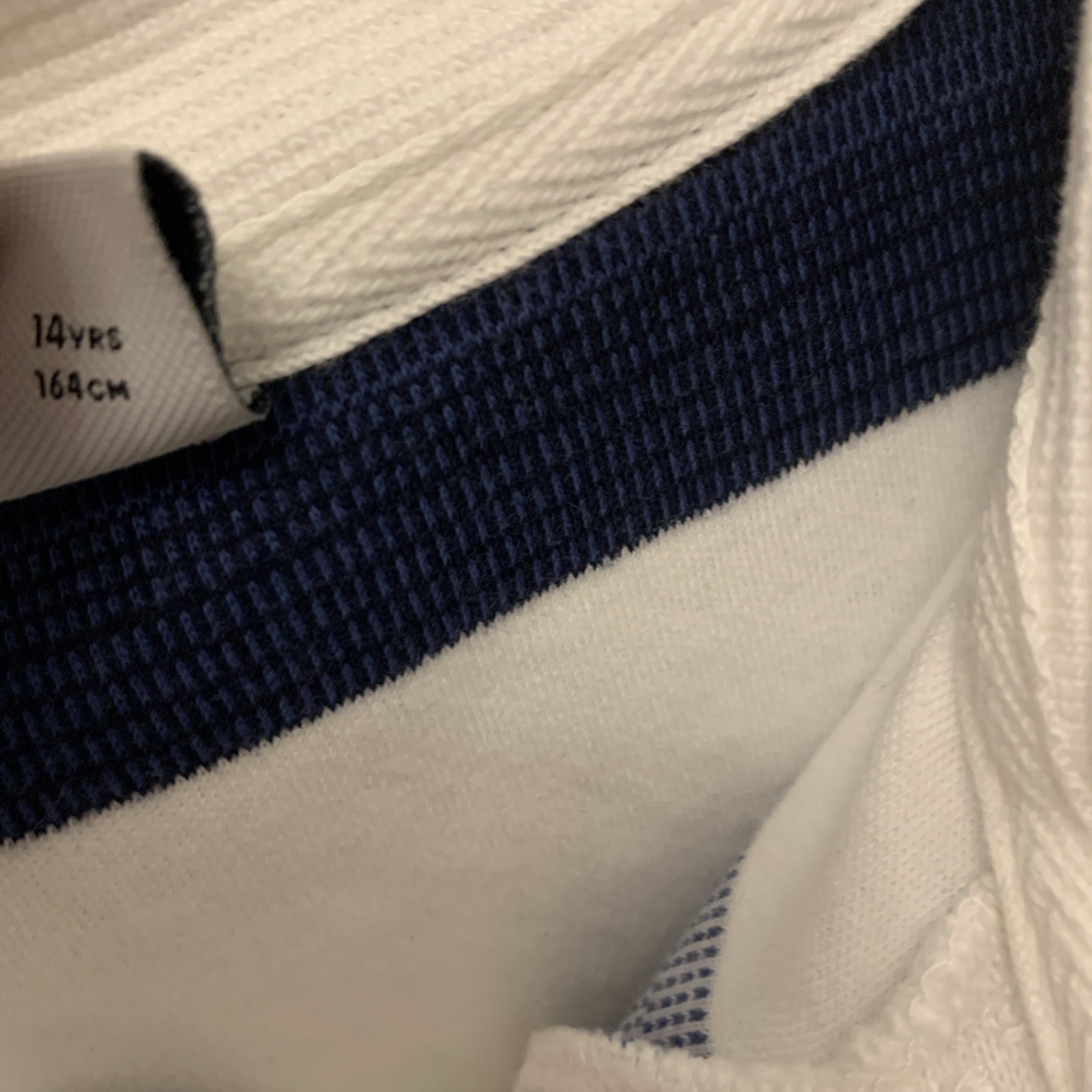 Boys Polo Shirt Age 14 Striped image 3