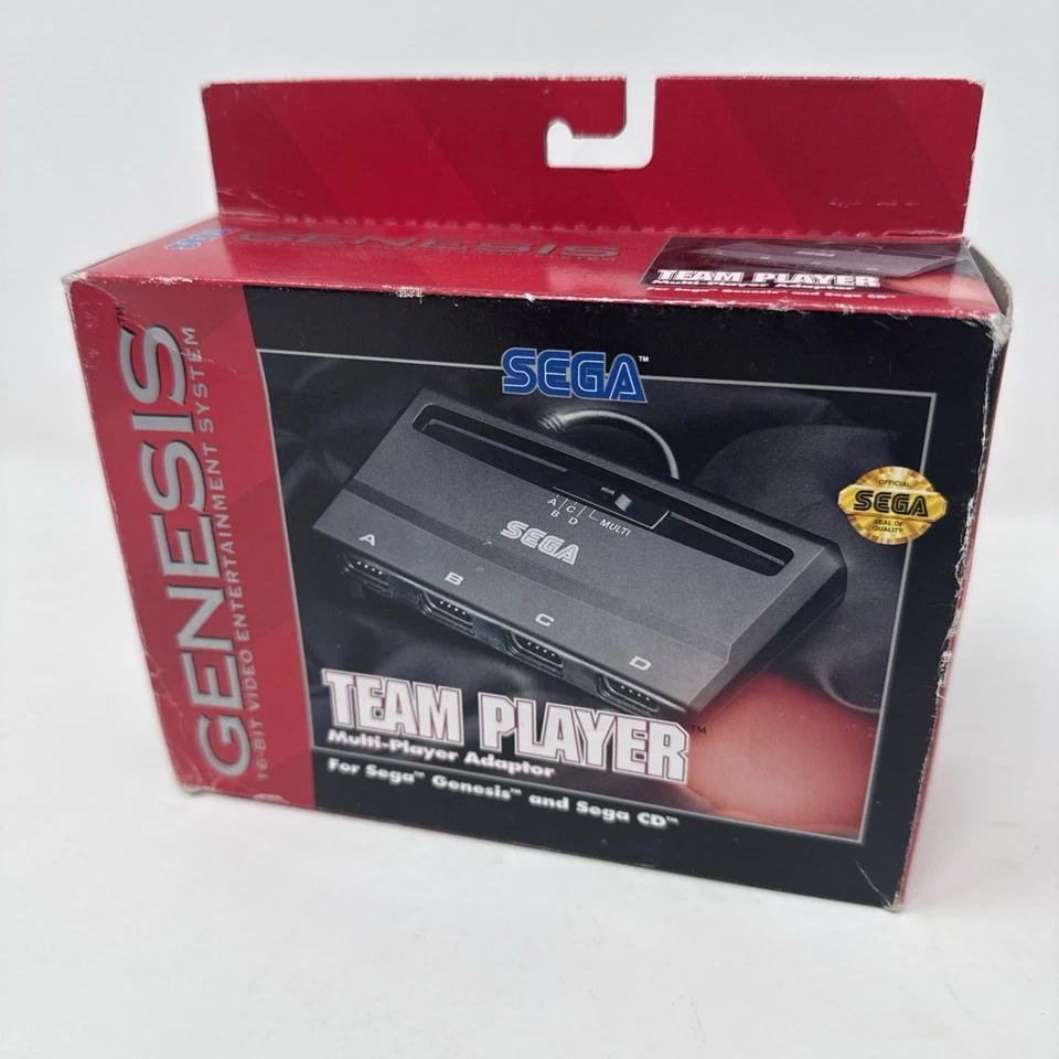 Sega Genesis Team Player 4 Player Multitap Adapter Sega Sega CIB New Condition - Image 2 of 4