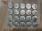 1964 JFK Kennedy 90% Silver Half Dollar Roll of 20 Coins Circulated