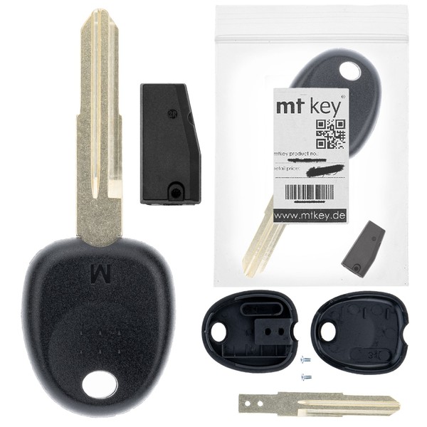 Auto SchlüSsel Rohling + Transponder Passt FüR Hyundai Sonata Y3 Sonica 96-98-image