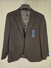 Nautica Men's Modern Fit Active Stretch Blazer Sport Coat Jacket Black 38S NWT
