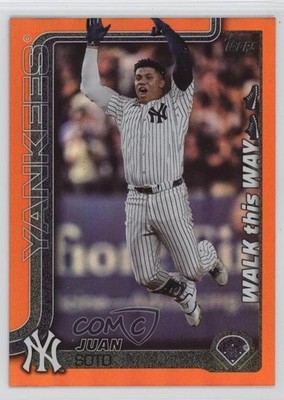 2025 Topps Series 1 Walk This Way Orange 10/25 Juan Soto #WTW-23 1s4s