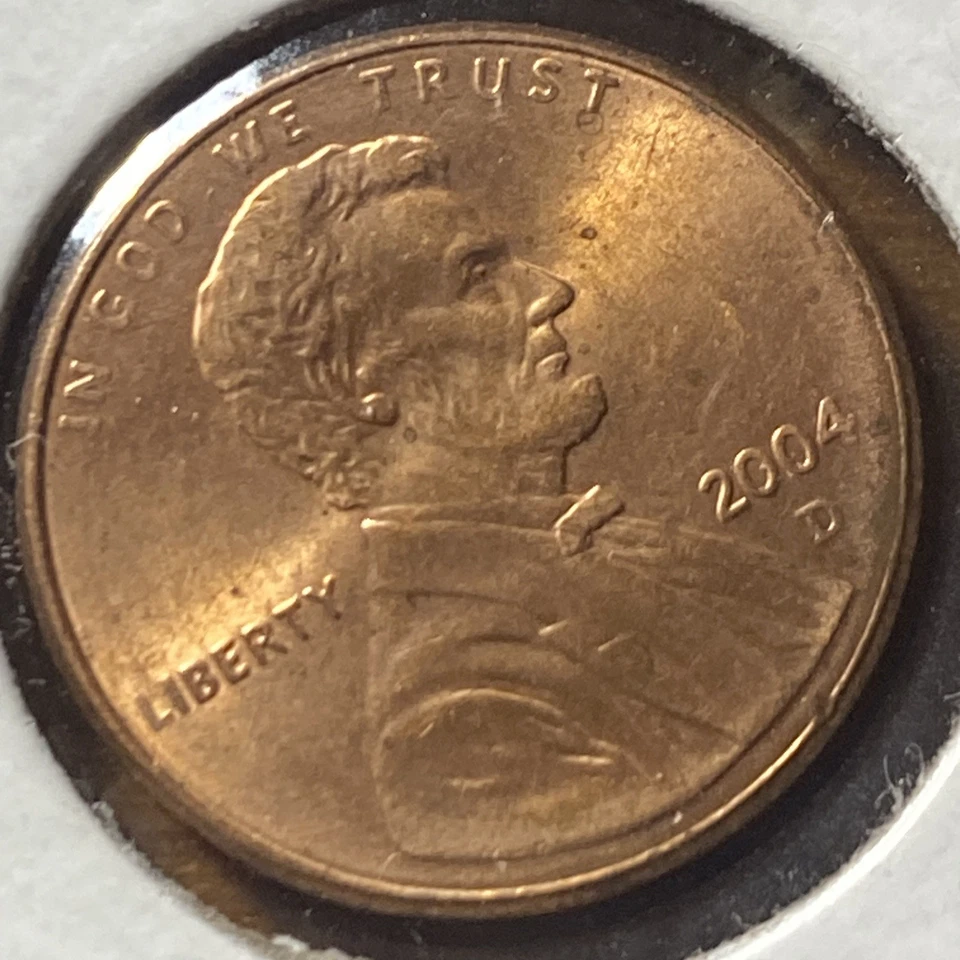 2004 Lincoln Penny error Multi Error Rim /Die - Image 2 of 3