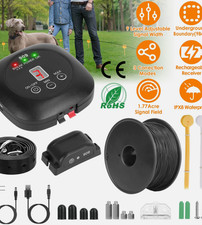 Underground Electric Outdoor Dog Fence Pet Containment System Rechargeable 1/2/3