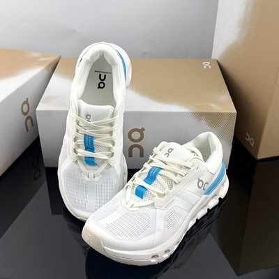 ON Cloudrunner 2 Women's Running Shoes Support Cushion White/Horizon Sneakers