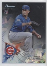 2021 Bowman Sterling Rookies Black Atomic Refractor /10 Brailyn Marquez 3c6