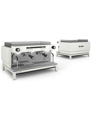 EXPOBAR CREM EX3 2 GROUP ESPRESSO COFFEE MACHINE BRAND NEW WHITE COMMERCIAL CAFE