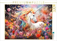 Calvendo Puzzle A Motif From The Calendar Unicorn And Cool Sayings | 1000 Pieces