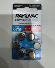 Image of RAYOVAC SIZE:675CP-PR44 -HEARING AID BATTERIES  (Pack Of 6) - Expiry 2027/2029.
