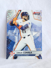 Carlos Correa Topps 2025 Bowman's Best Mini-Diamond Refractor /299 #50 Astros