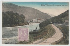 1924 - ANTIQUE CALIMANESTI DANCE POSTCARD - ROMANIA - SMALL SIZE