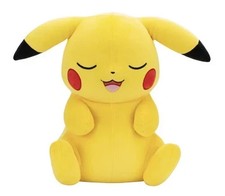 Pokemon 18" Sleeping Sitting Pikachu Plush Stuffed. NEW