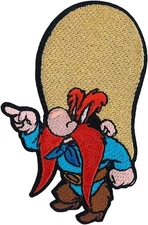 Patch - C&D Visionary Looney Tunes Yosemite Sam 2.75"x3.9" Iron-On Embroidered