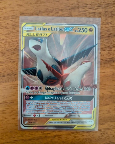 Latias & Latios GX 113/181 Sm-Team Up Holo ITALIAN