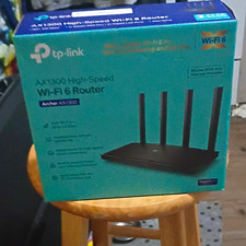 TP-LINK Archer AX1300 Wi-Fi 6 Router 1300Mbps, 3 LAN, WPA3, VPN Client