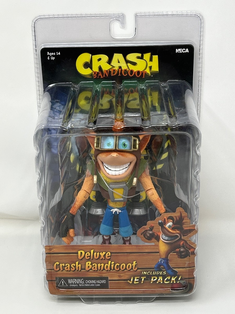 NECA - Crash Bandicoot Deluxe Crash with Jetpack Broken Nose | eBay