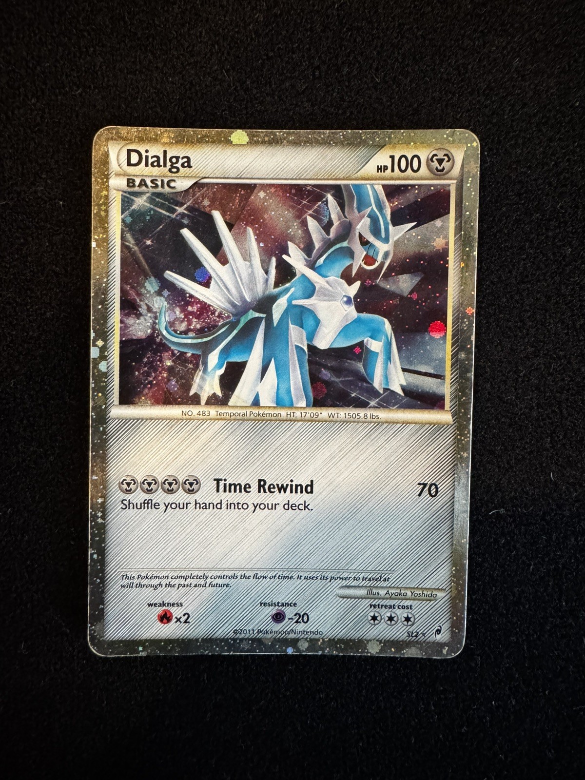 Pokémon TCG Dialga Call Of Legends SL2 Holo Shiny Holo Rare LP