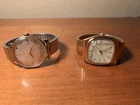 Set of 2 Vintage Timex Men's Wristwatches - Timex 100 & Timex Automatic Watches