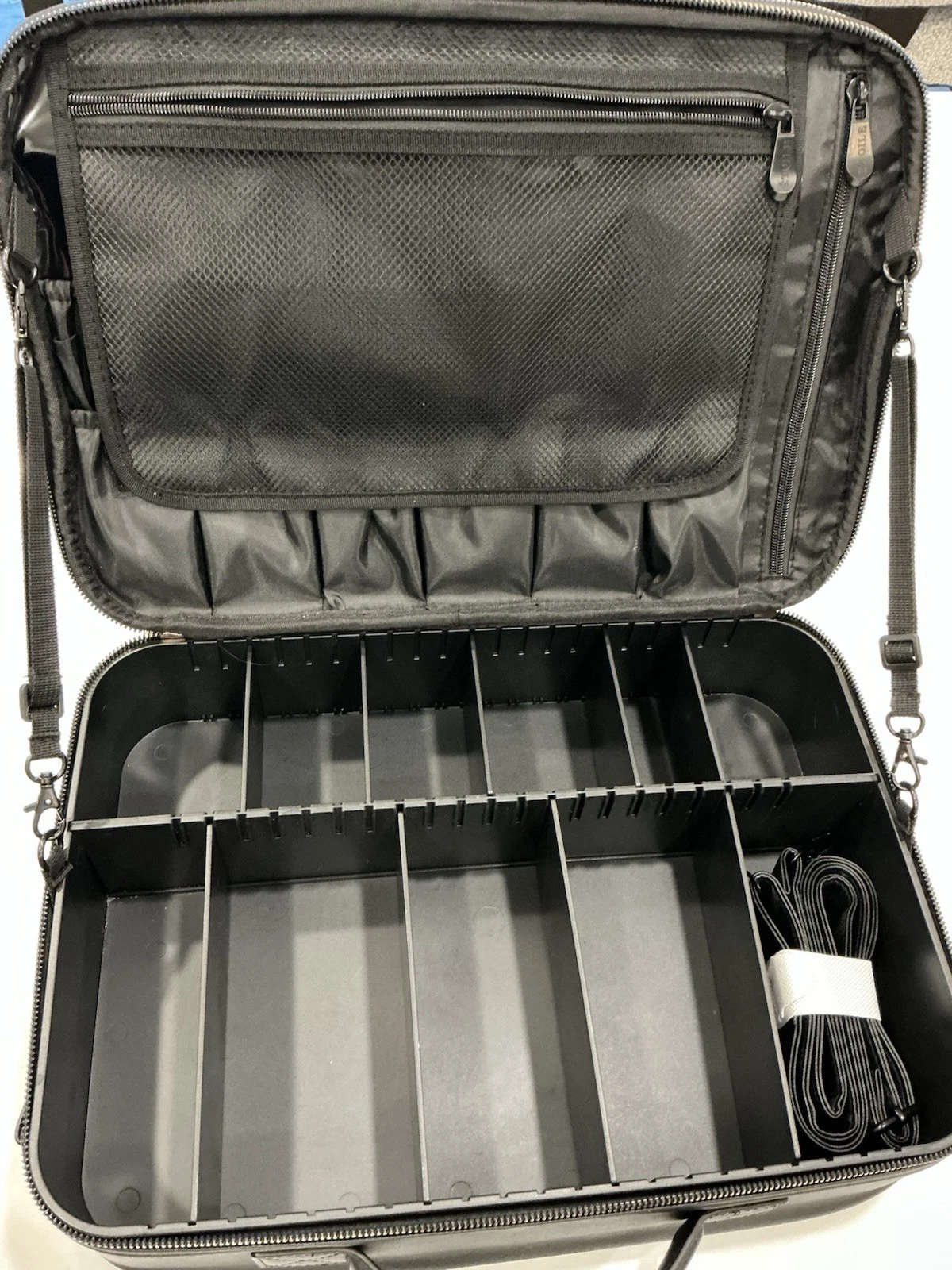 ETOILE Black Make-Up Organizer Case. Large: 16”x11.5”x5”. Orig. $180. NEW.
Opens in a new window or 