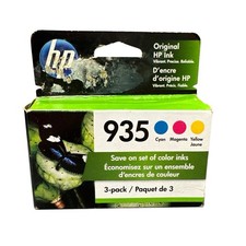 New Genuine HP 935 Cyan, Magenta, and Yellow 3 Pack C2P20AN C2P21AN C2P22AN