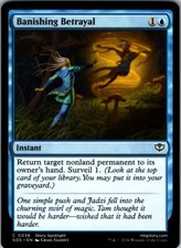 Banishing Betrayal 38 Common Secrets of Strixhaven Magic: The Gathering LP