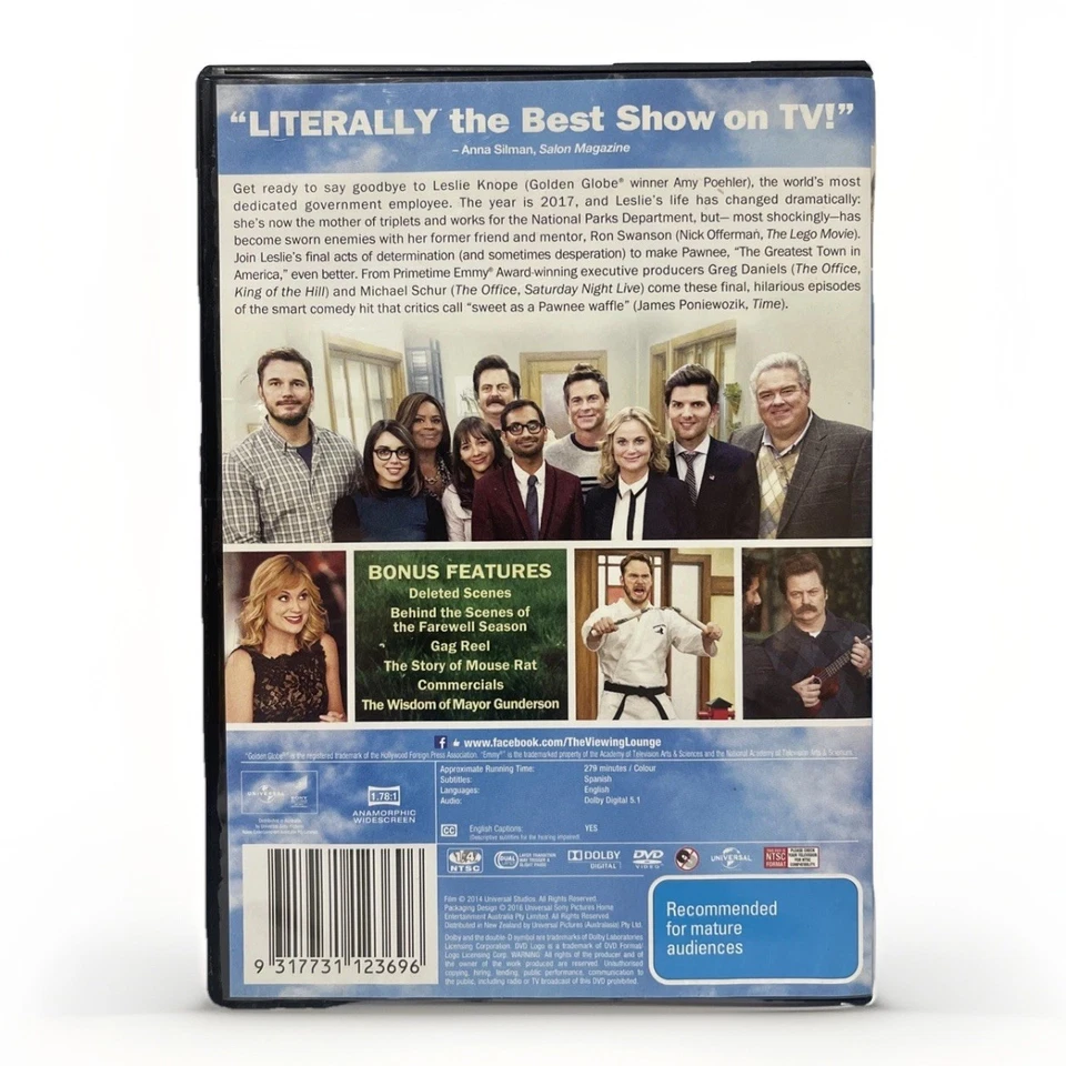 Parks And Recreation Complete Season 7 DVD Region 1 4 - Image 2 of 2