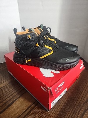 Puma Pacer Future TR Mid Open Road Black Comfort Running Sneaker Men's 387268 03