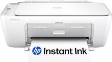 HP - DeskJet 2827e Wireless AI-Enabled All-in-One Inkjet Printer with 3 Month...