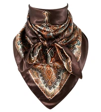 Retro Wild Rag Ethnic Cowboy Scarf for Horseback Riding Outdoor Work Neck Sca...