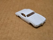 Unpainted 1968 Pontiac Firebird body - chrome bumpers - TJet, ThunderJet, Dash