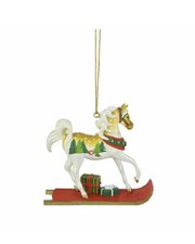 Trail Of The Painted Ponies Sleigh Ride Christmas Ornament