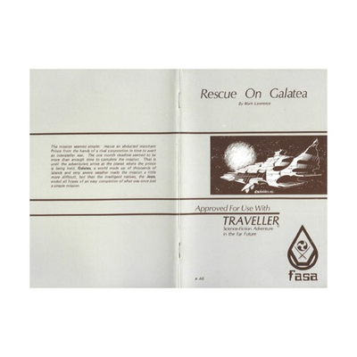 #ad #ad FASA Traveller Rescue On Galatea VG $10.00