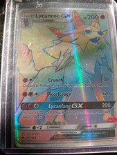Carta Pokemon 2017 Sole e Luna Ombre Brucianti Lycanroc GX #155/147
