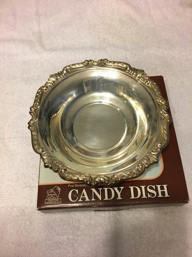 ❤️REDUCED❤️Sheridan Fine Silver-plate 8” Diameter Candy Dish NO. 10992 NIB - Picture 11 of 12