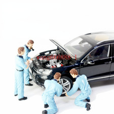 1:18 Diorama Resin Figure Model Repair WorkShop Garage Scene Display Model Gift