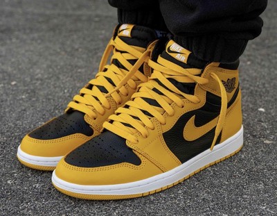 Air Jordan 1 High OG Pollen | Yellow | Size UK8 US9 EU42.5 | Black Hi Breds  | eBay