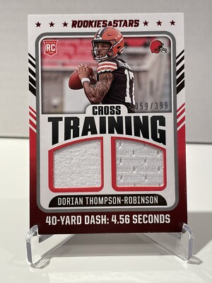 Dorian Thompson-Robinson 2023 Rookies And Stars Cross Training Dual Patch /399