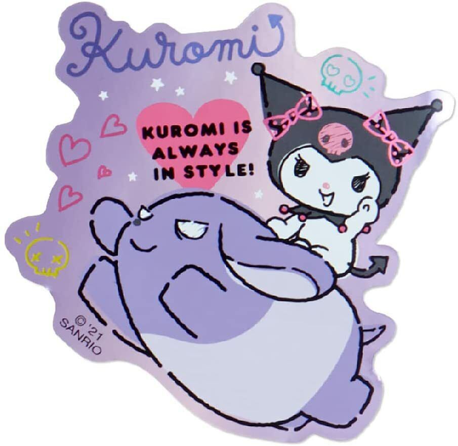 zy1722c 40pcs cute anime kuromi stickers