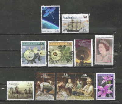 AUSTRALIA , 1986 , MIXED LOT OF 11 STAMPS , PERF , USED , CV$4 | eBay