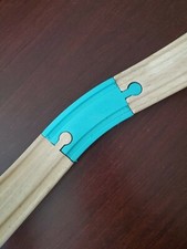 Wood Train Track turn 3d printed parts Thomas Brio IKEA reversible all new in US