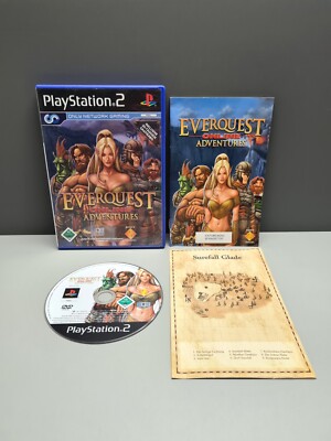 EVERQUEST ONLINE ADVENTURES + MAP & ANLEITUNG SONY PLAYSTATION 2 OVP PAL CIB PS2