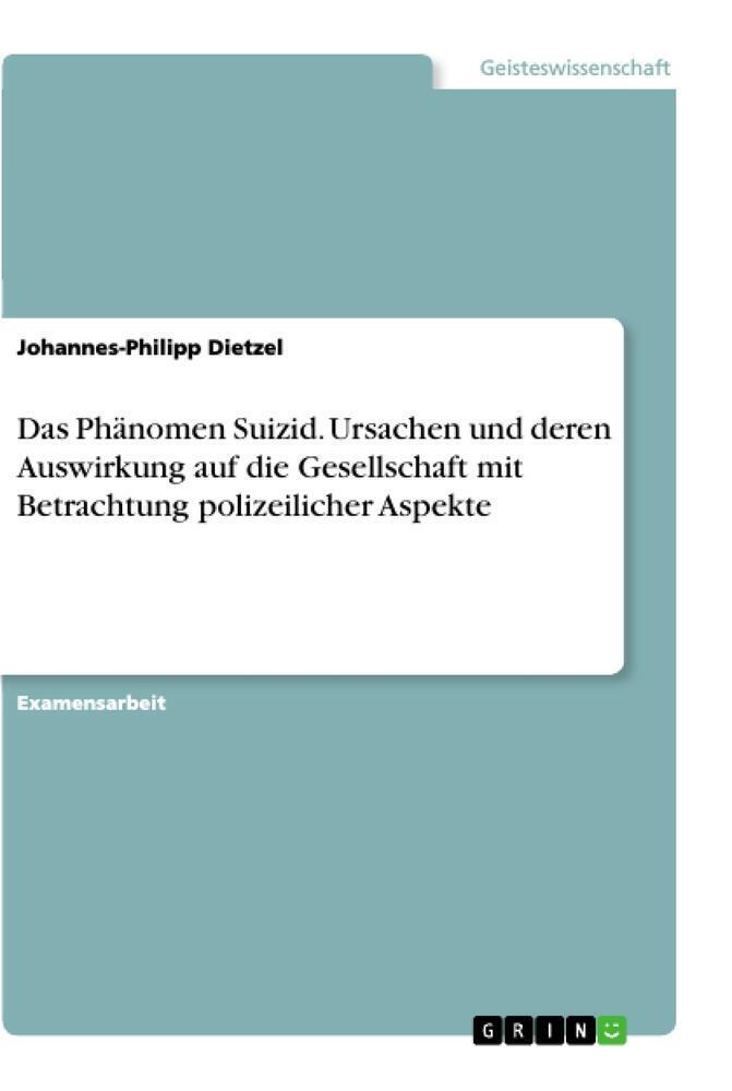 Thumbnail - Das Phänomen Suizid. Ursachen Und Deren Auswirkung Auf Die