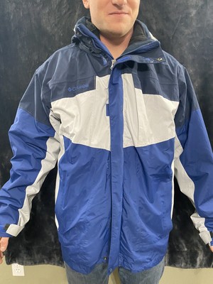 columbia white ski jacket