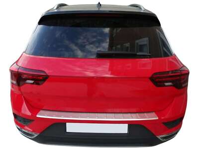 Ladekantenschutz Edelstahl matt passend für VW T-ROC (A11) ab 2017- + Abkantung