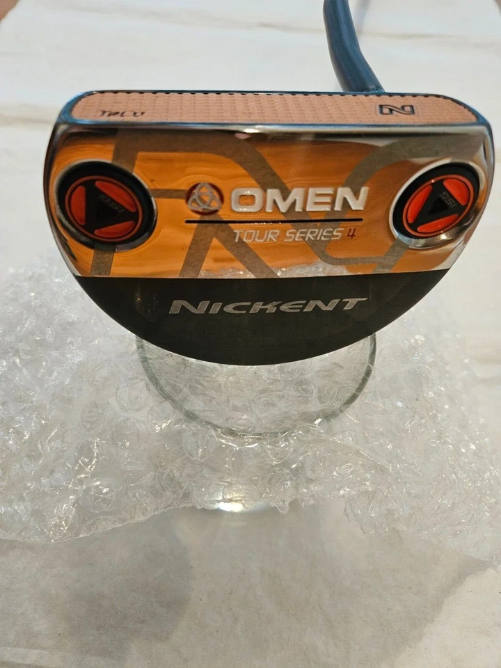 New Nickent Omen Tour Series 4 Putter 34in-HC-Weight Kit-SS Grip-Te Copper Face - Image 2 of 4