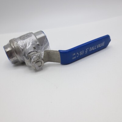 1/2'' Ball Valve Thread 316 Stainless Steel Port Ball Valve S3 New