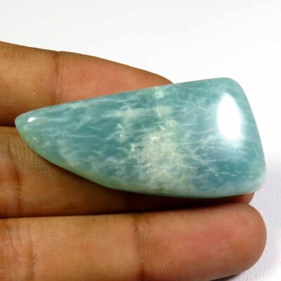 Natural Amazonite Cabochon 27-42mm Sparkle Gemstone Loose For Jewelry Use AO-D