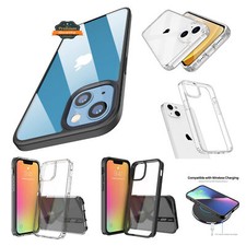 For Boost Mobile Celero 5G 2023 HD Clear Back Frame Hybrid Thin Case Cover