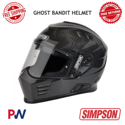 #ad Simpson Motorcycle Ghost Bandit Helmet Small Carbon Fiber #GBDSC $749.95